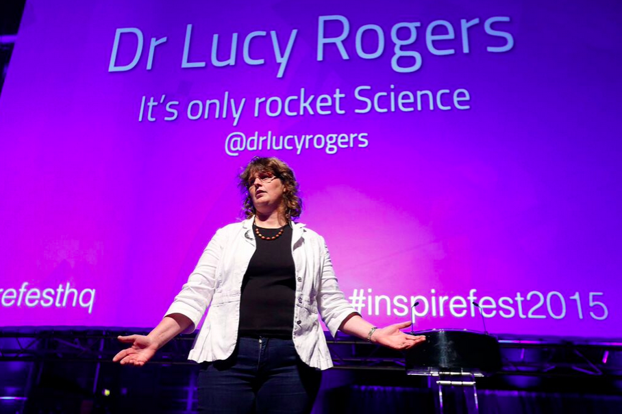 Picture Dr Lucy Rogers, Author, It’s ONLY Rocket Science